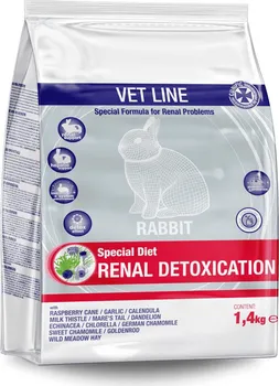 Krmivo pro hlodavce CUNIPIC VetLine Rabbit Renal Detoxication 1,4 kg