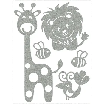 Reflexní nažehlovací motivy - žirafa