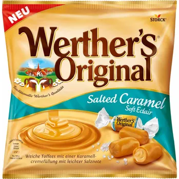 Bonbon Werther’s Original Soft Eclairs slaný karamel 180 g