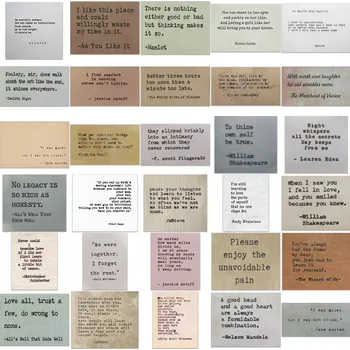 samolepka Sada 60 samolepek - Pastel Quotes