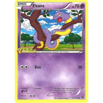 Sběratelská karetní hra Ekans 047/146 - XY Typ karty: Non-Holo