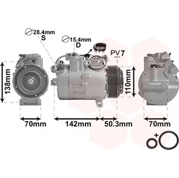 Kompresor klimatizace Kompresor, klimatizace VAN WEZEL 0600K428
