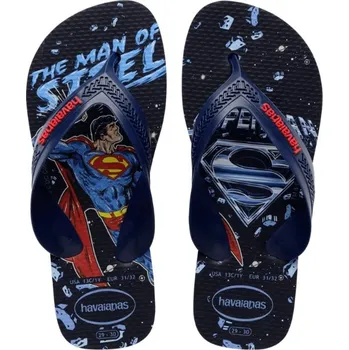 Dámské žabky Havaianas chlapecké žabky Marvel Superman 4130302 5603 Navy Blue/Ruby Red Velikost: 35/36 Marvel Superman