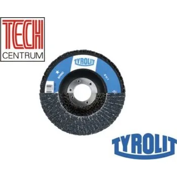Brusný talíř TYROLIT Brusný lamelový talíř 27A pr.180x22,2mm zr.120 zirkon 34659345 (10ks) BASIC - 1 ks/ 96,34 Kč