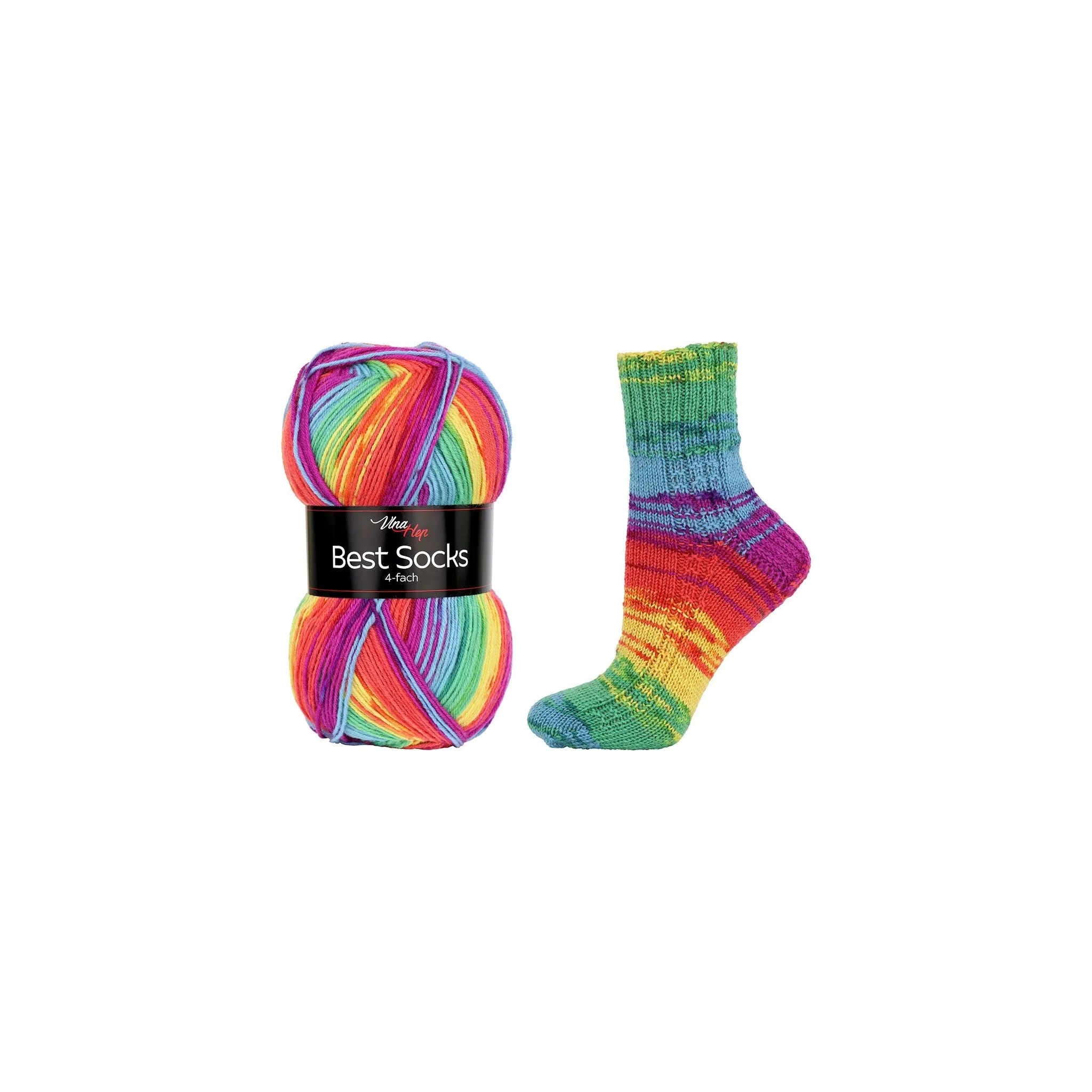Fotografie 1 - Příze Vlna-Hep Best Socks 4-fach 7074