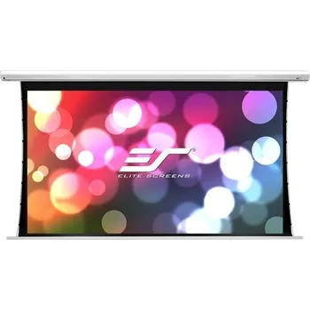 Projekční plátno ELITE SCREENS plátno elektrické motorové 100" (254 cm)/ 16:9/124,5 x 221,5 cm/hliníkový case bílý/12" drop/Fiber Glass