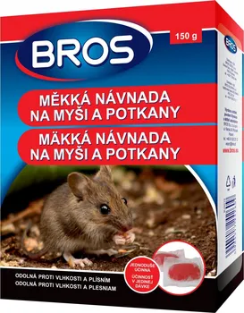 Hubení hlodavce BROS měkká návnada na myši, krysy a potkany 150 g