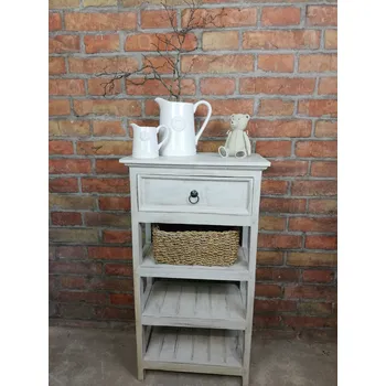 Komoda Vintage komoda s poličkami a šuplíkem
