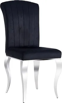 Jídelní židle Signal Meble Prince Velvet chrom/černá