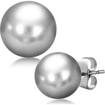 Náušnice Ocelové náušnice, lesklá kulička 10mm