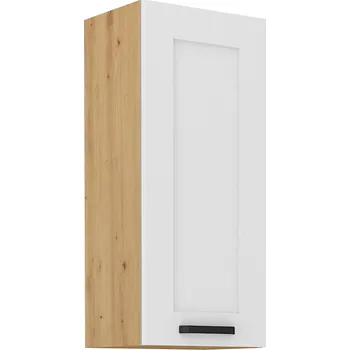 Kuchyňská skříňka Horní skříňka, bílá/dub artisan, LULA 40 G-90 1F
