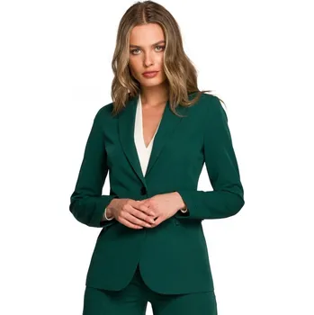 Dámské sako S310 Blejzr s jedním knoflíkem - zelený EU M