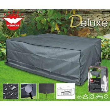 Krycí plachta HappyPeople 79342 Ochranný obal Delux pro záhradní stůl cca. 240x200x95cm