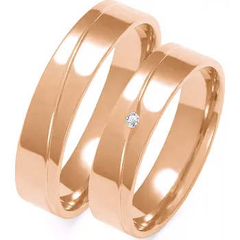 Prsten SOFIA zlatý pánský snubní prsten ZSA-136MRG