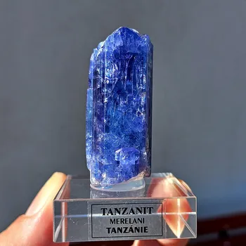 Drahý kámen Tanzanit z Tanzánie 22x50mm /VIDEO/