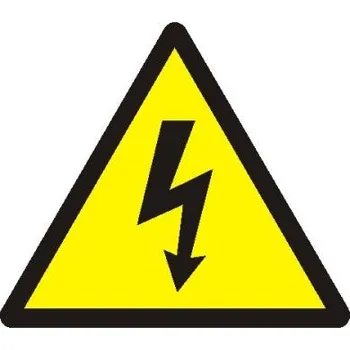 STRO.M samolepka Výstraha riziko úrazu el. proudem (STRO.M samolepka Výstraha riziko úrazu el. proudem)