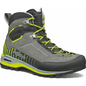 Pánská treková obuv Asolo pánské boty Freney EVO Mid LTH GV MM - graphite/green lime Barva: graphite/green lime, Velikost: UK 8
