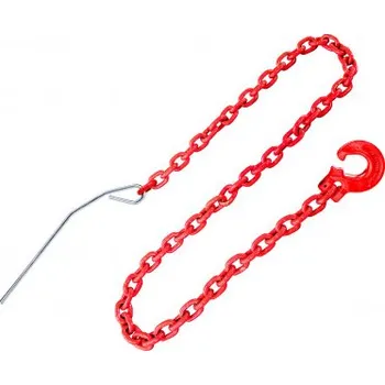 Upínací popruh DEMA Vytahovací řetízek s háčkem a jehlou 8 mm, 2 m, třída 8