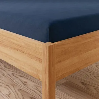 Prostěradlo Jersey napínací prostěradlo DREAMY modrá různé rozměry, 100% bavlna, MyBestHome Rozměr prostěradla: na matraci 220x200 cm + 30 cm