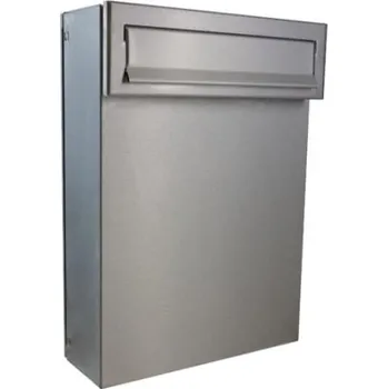 Poštovní schránka DOLS C-050 ČD-50C - nerezová poštovní schránka pro sendvičovou montáž na výplň plotu, branky a dveří