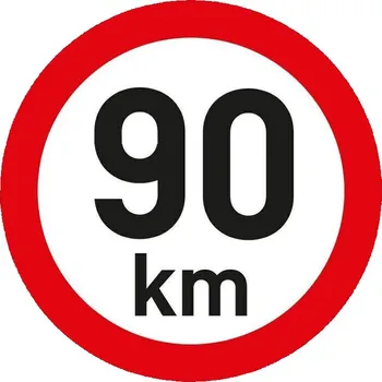 samolepka Samolepka rychlost 90km - 10,5cm