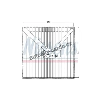Motor automobilu Výparník NISSENS 92250