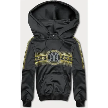 Pánská mikina Černá pánská mikina s kapucí (8B1100-3) odstíny černé XXL