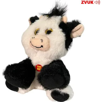 plyšák Plyšová kráva se zvukem 15 cm