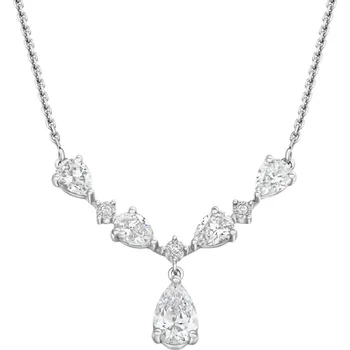 Náhrdelník SOFIA zlatý náhrdelník se zirkonovými slzami GEMCS29728-28