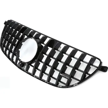 Autodíl PROTEC Přední maska MERCEDES W166 C292 GLE 63AMG 2015-2018 GT ČERNÝ LESK