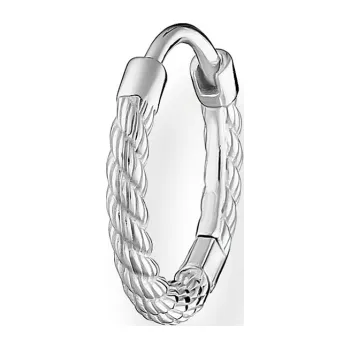 Náušnice THOMAS SABO kusová náušnice Rope silver CR694-001-21