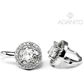 Náušnice Stříbrné náušnice se zirkony