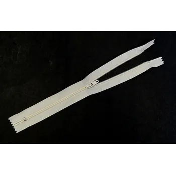 Zip Spirálový zip nedělitelný, 20 cm, krémová č. 306, 1 ks