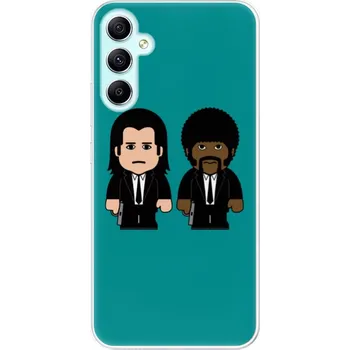 Pouzdro na mobilní telefon Silikonové pouzdro iSaprio - Samsung Galaxy A34 5G - Pulp Fiction (Odolný silikonový kryt, obal, pouzdro iSaprio - Samsung Galaxy A34 5G - Pulp Fiction - skvělá ochrana a pružnost, stylový UV potisk, lehkost, tiskne se v České republice)