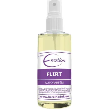 Vůně do auta Recenze Aromaterapie Karel Hadek Flirt 100 ml broskev/citron/vanilka