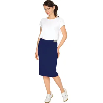 Dámská móda Dámská sukně 105118 - doprodej tmavě modrá M - 40