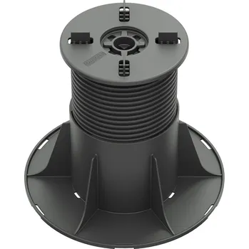 Terč pod dlažbu rektifikační H 165-235 mm (Stavitelný terč s výškou od 165 mm do 235 mm | základna Ø 200 mm | hlava Ø 120 mm | spára 4 mm | nosnost 1500 Kg/Ks )