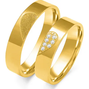 Prsten SOFIA zlatý pánský snubní prsten ZSB-110MYG