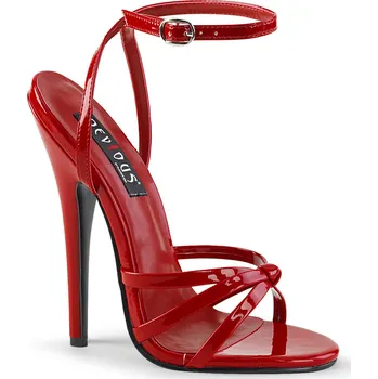 Dámské erotické boty Pleaser Domina-108 Red Pat Velikost 35