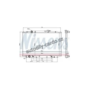 Chladič motoru Chladič motoru NISSENS 69477