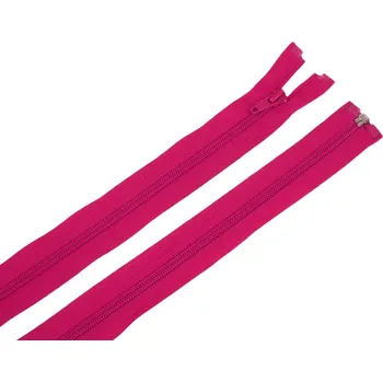 Zip Zdrhovadlo zip plastový 30cm dělitelný šíře 6mm malina