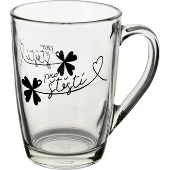 Hrnek sklo Pro Štěstí krabička 300 ml