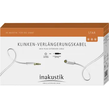 Audio kabel in-akustik Star Audio Kabel prodlouzeni 3,5 mm Jack 5,0 m