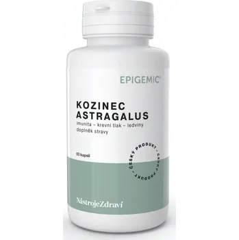 Přírodní produkt Kozinec Astragalus Epigemic® 60 kapslí (Objevte svou ztracenou vitalitu pomocí kozince blanitého – silného adaptogenu s příznivým vlivem na srdce a cévy, imunitu, ledviny i hladinu cukru v krvi)