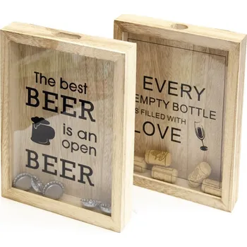 Sběratel víček dřevo víno/pivo 2ASS