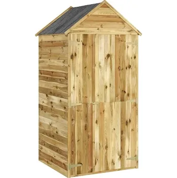 Zahradní domek Zahradní kůlna na nářadí 318193 107 x 107 x 220 cm impregnovaná borovice