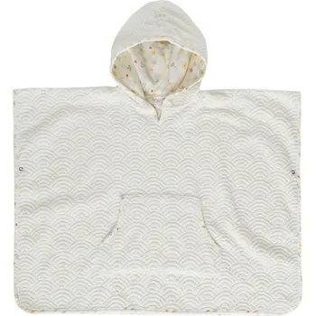 Bebe-Jou Froté pončo Bébé-Jou Bohemian Garden" "Barva:bílé|Druh:pončo|Materiál:100% bavlna|Vzor:Bohemian Garden|Značka:Bébé-jou|