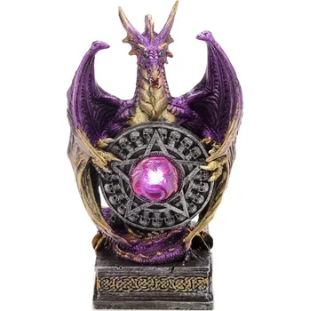 Hra na zahradu LED Drak - Mystický vír (fialový)