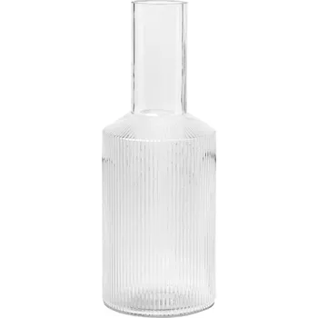 FERM LIVING Karafa Ripple 1 l, Clear