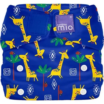 Plenkové kalhoty Bambino Mio Bambino Mio Miosolo látková plenka all in one Giraffe Jamboree" "Barva:vzorované|Druh:látkové|Typ:vše v jednom|Zapínání:na suchý zip|